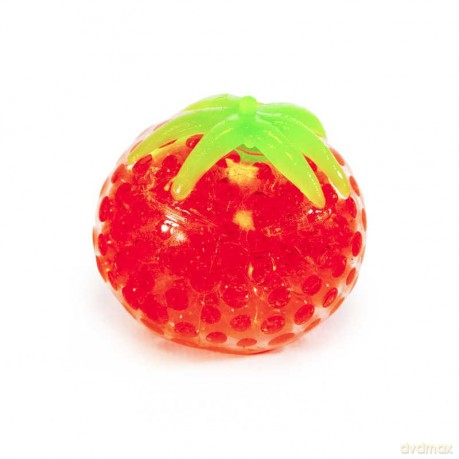 Gniotek do ścikania z kuleczkami Pomidor 5,5cm