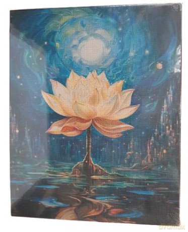 Haft Diamentowy 40x50 Lilia Wodna