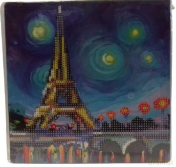 Haft diamentowy na tekturze 20x20cm
