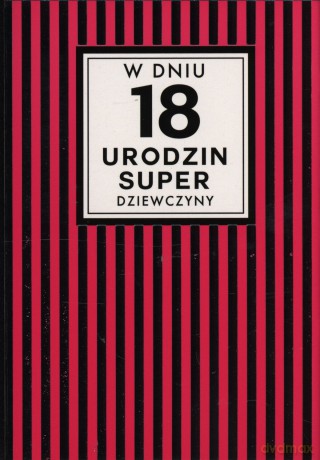 Karnet 18-te Urodziny PP-1657