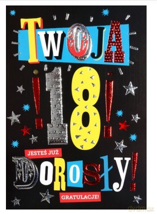 Karnet 18-tka Jesteś już dorosły HM200-1044