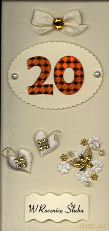 Karnet 20 Rocznica Ślubu DL RR MIX