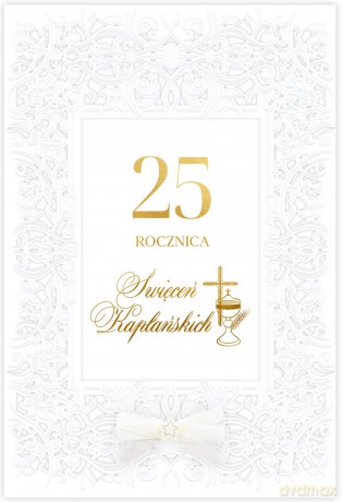 Karnet 25 rocznica święceń kapłańskich LC