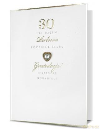 Karnet 30 Rocznica Ślubu HM100-791