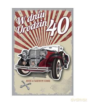 Karnet 40 urodziny DK