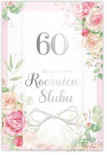 Karnet 60 Rocznica ślubu B6 LUX