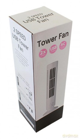 AG389E Wentylator kolumnowy usb 2,5w bla