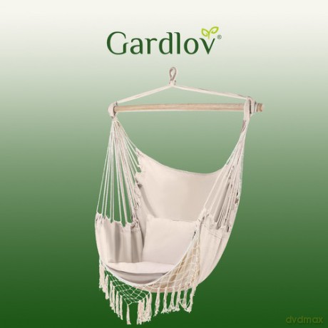 Hamak - krzesło brazylijskie beżowe Gardlov 23670