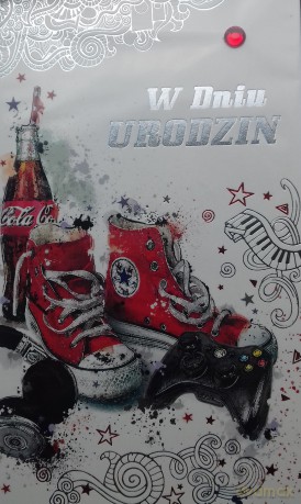Karnet B Urodziny młodzieżowe mix