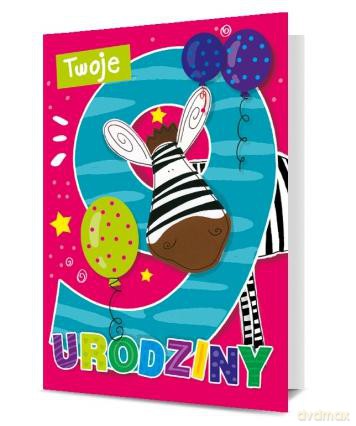 KARNET B6 "Twoje 9 Urodziny"