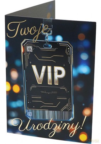 Karnet B6 18 Urodziny VIP mix