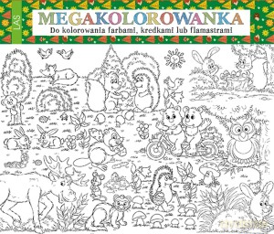 Mega kolorowanka Las [KSIĄŻKA]