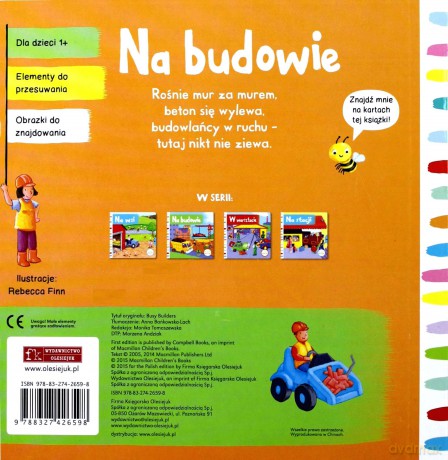 Na budowie. Pociągnij i przesuń [KSIĄŻKA]