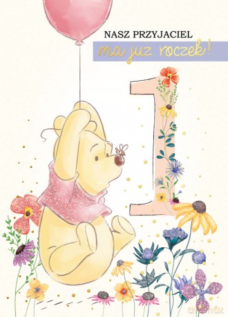 Karnet B6 Disney - roczek Kubuś Puchatek