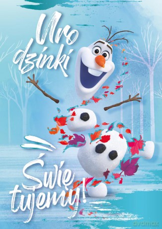 Karnet B6 Disney - urodziny Olaf
