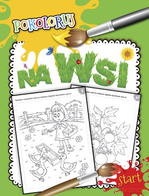 Na wsi. Pokoloruj [KSIĄŻKA]