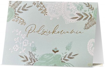Karnet B6 HM-200 Podziękowania, pastel HM-200-2640