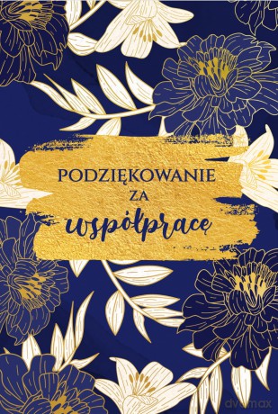 Karnet B6 LUX Podziękowanie za współpracę