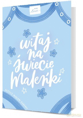 Karnet B6 Narodziny niebieskie - witaj na świecie maleńki K.B6-1811
