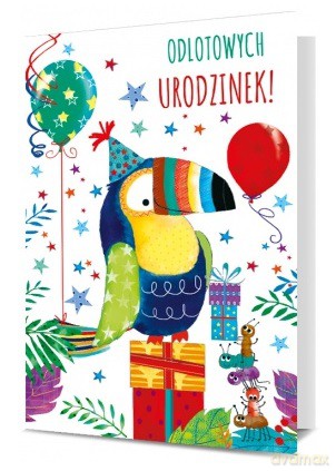 Karnet B6 Odlotowych Urodzinek! K.B6-1717
