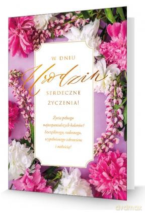 Karnet B6 urodziny