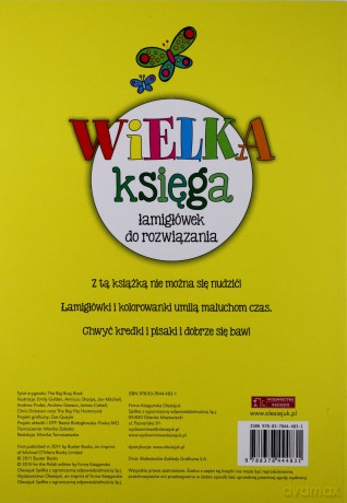 Wielka księga łamigłówek do rozwiązania - Nikalas Gatlow [KSIĄŻKA]