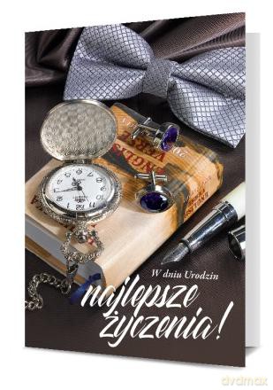 Karnet B6 urodziny najlepsze życzenia