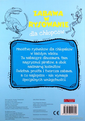 Zabawa w rysowanie dla chłopców [KSIĄŻKA]