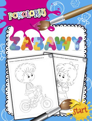 Zabawy. Pokoloruj [KSIĄŻKA]