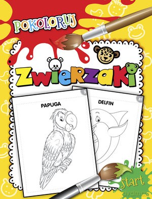 Zwierzaki. Pokoloruj [KSIĄŻKA]
