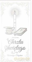 Karnet Chrzest DL gromnica i książeczka BB 0147