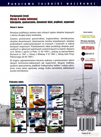Porównanie broni. Okręty II wojny światowej - Michael E. Haskew [KSIĄŻKA]