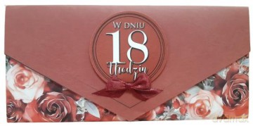 Karnet DL RR telegram 18 urodziny mix