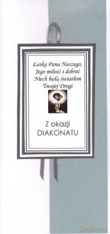 Karnet DL RR z okazji diakonatu MIX