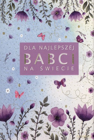 Karnet Dla najlepszej Babci na świecie PR-117