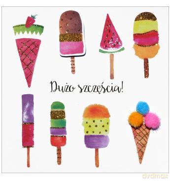 Karnet dużo szczęścia lody HM200-1205
