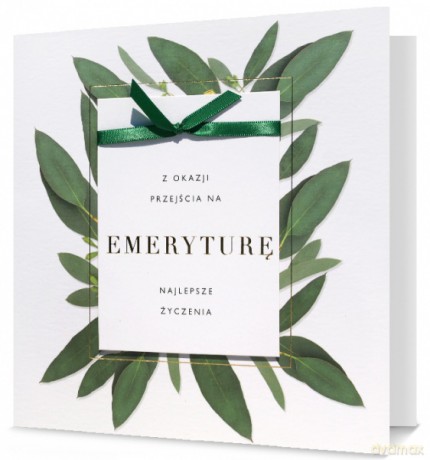 Karnet Emerytura Silver, liście UK-SILVER-16