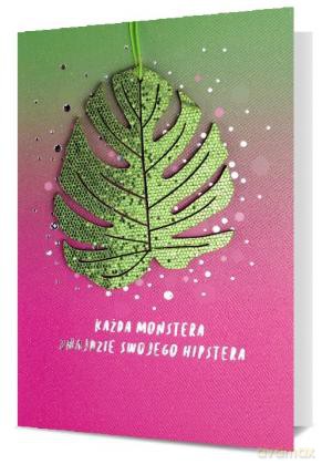 Karnet gift monstera