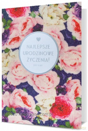 Karnet HM100 Najlepsze Urodzinowe życzenia! HM100-995