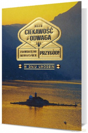 Karnet HM200 Urodziny - Niech ciekawość i odwaga prowadzą do najlepszych przygód HM200-2302