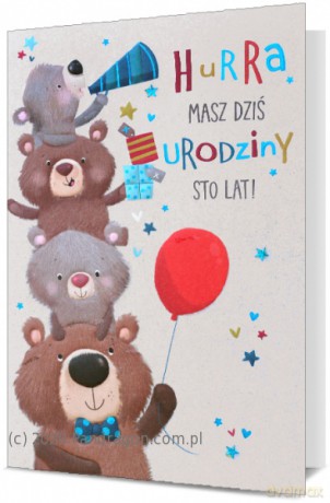 Karnet HM200 Urodziny HM-1966