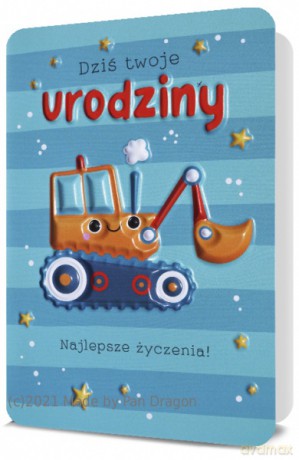 Karnet HM200 Urodziny Koparka HM200-2275