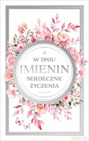 Karnet Imieniny (13x20,5cm) KI-05