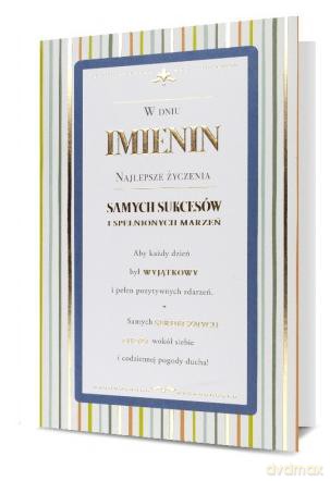 Karnet Imieniny HM200-1856