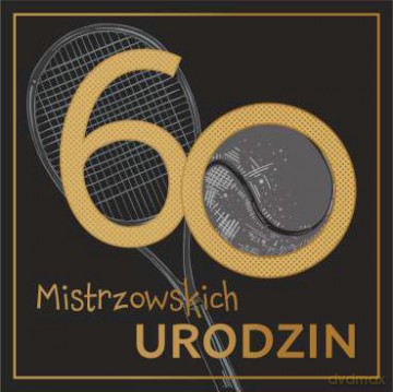 Karnet kwadrat 60 urodziny męskie CF-04
