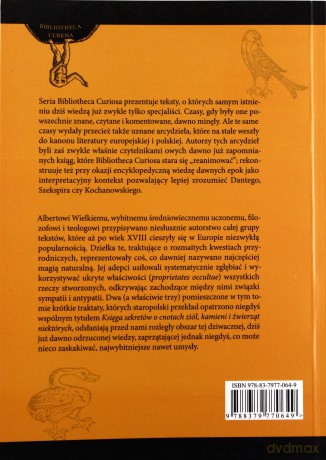 Księga sekretów o cnotach ziół, kamieni i zwierząt niektórych - Pseudo-Albert Wielki [KSIĄŻKA]