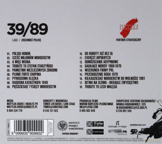 L.U.C: Zrozumieć Polskę 39-89 [CD]