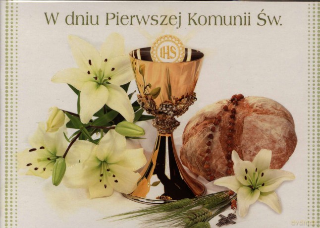 Karnet LD Komunia Sw. MIX (LD- laurka duża)