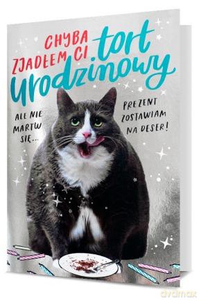 Karnet MEGA urodziny kot