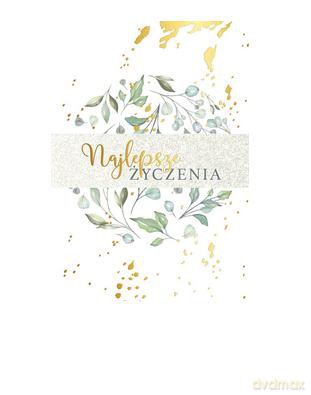 Karnet Najlepsze życzenia PR-187